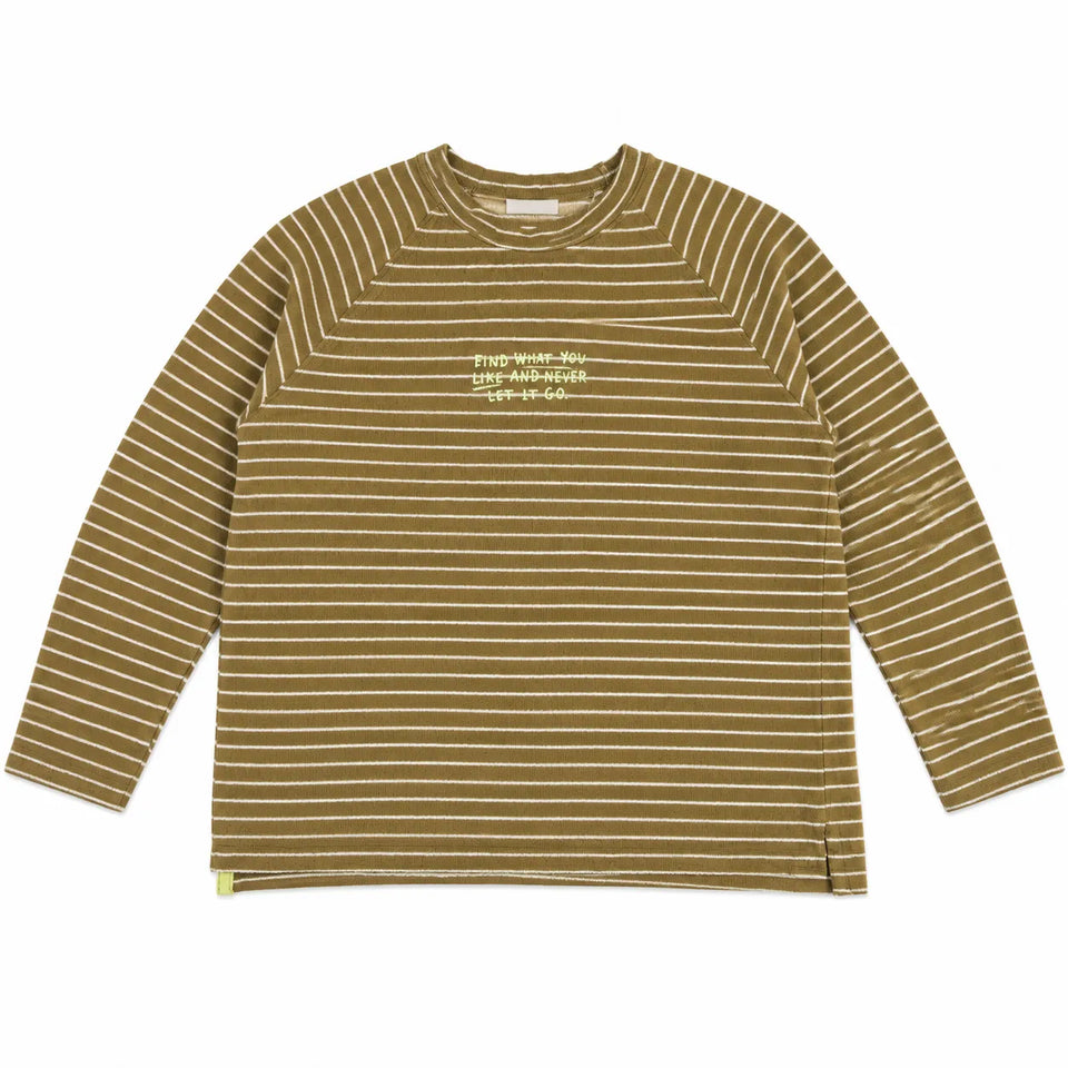 Zara Girl's Brown " Find What You Like " Long-Sleeve Blouse | Zara in Lebanon