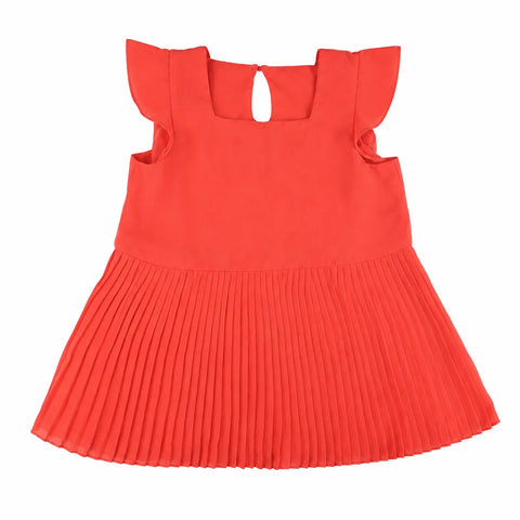 Teens Girls Coral Sleeveless Dress | Teens In Lebanon