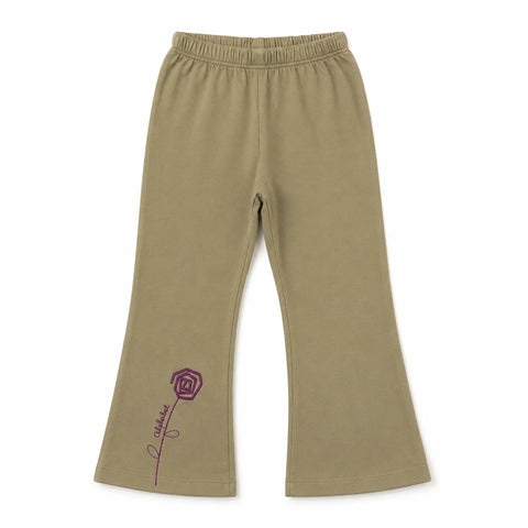 Alphabet Girl's Khaki Green Wide Leg Pant | Alphabet In Lebanon