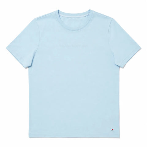 Tommy Hilfiger Men's Blue Classic Logo Crew-Neck T-Shirt|Tommy Hilfiger In Lebanon