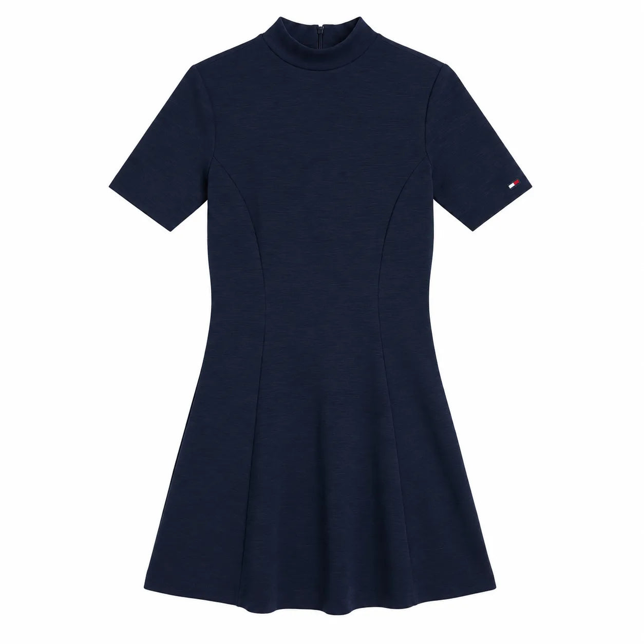Tommy Jeans Women's Navy Blue Mock Neck short Sleeve Dress|Tommy Jeans In Lebanon