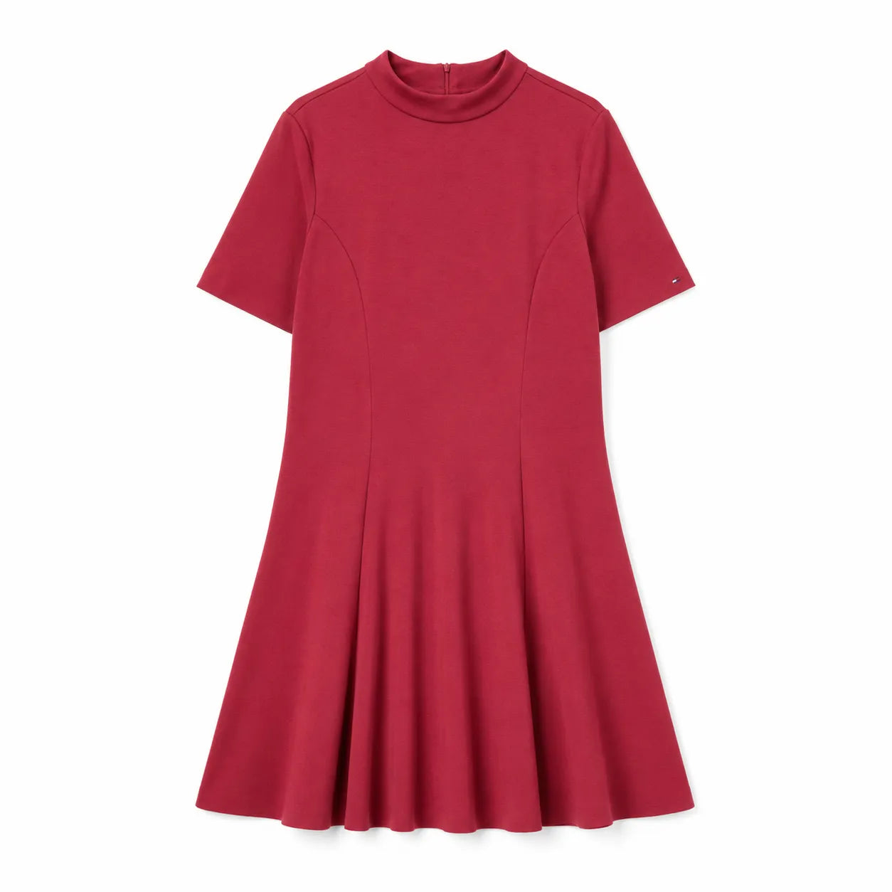 Tommy Jeans Women's Burgundy Short Sleeve Day Dress|Tommy Jeans In Lebanon