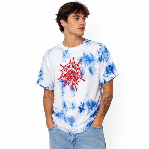 Tommy Hilfiger Men's White & Blue T-Shirt | Tommy Hilfiger in Lebanon