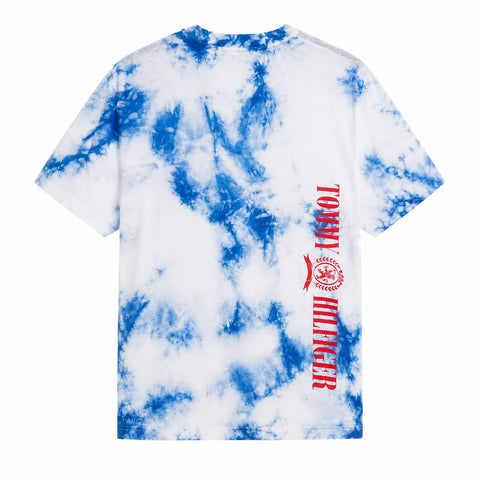 Tommy Hilfiger Men's White & Blue T-Shirt | Tommy Hilfiger in Lebanon