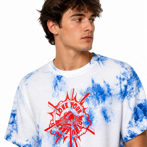 Tommy Hilfiger Men's White & Blue T-Shirt | Tommy Hilfiger in Lebanon