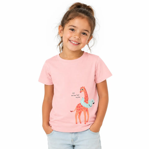 Carter's Just One You Girl's Light Pink Printed T-Shirts | Carter's Just One You In Lebanon