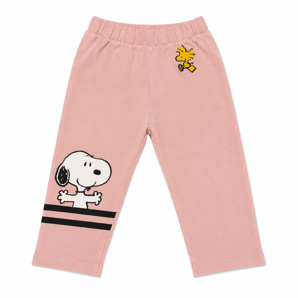 Zara Baby Girl's Light Pink Snoopy Character PrintedPants | Zarain Lebanon