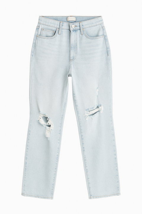 Universal Thread Women's Light Blue High-Rise 90's Straight Stretch Jeans | Universal Thread In Lebanon