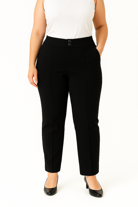 Mango Women's Black Basic 2 pockets Pant |Mango In Lebanon