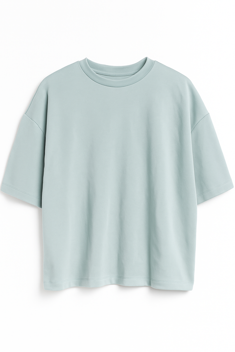Mango Women's Light Aqua 3/4 Sleeve Blouse | Mango In Lebanon