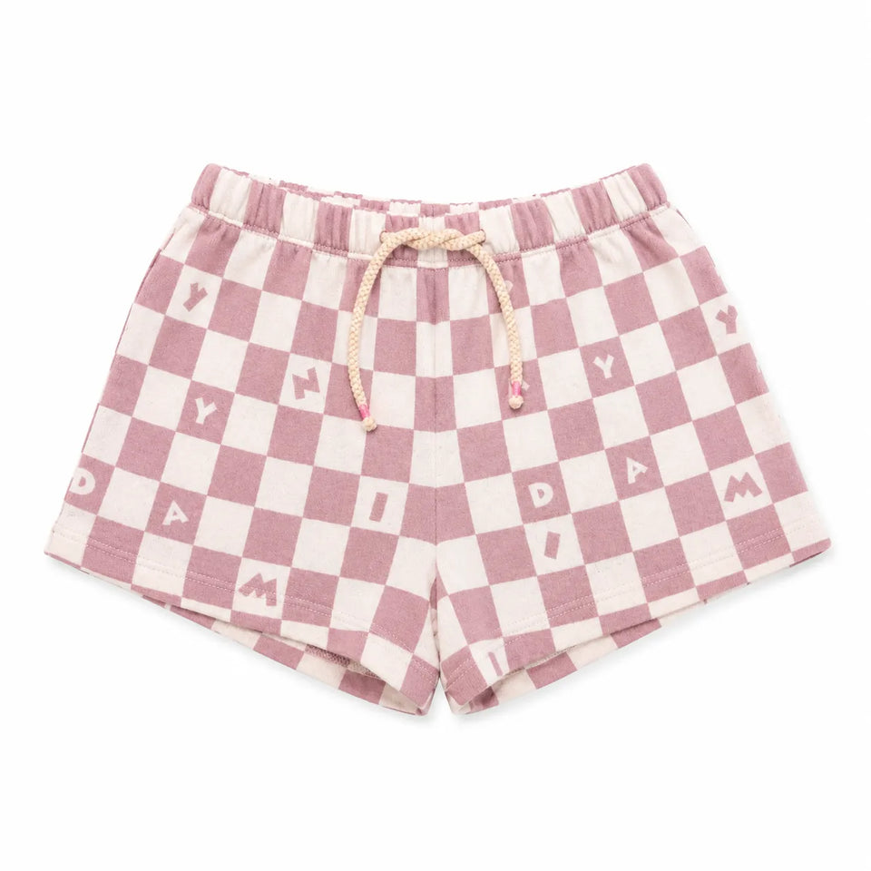 Zara Baby Girl's Pink Drawstring Waist Graphic Print Shorts| Zara in Lebanon