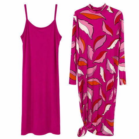 History Month Women's Pink  2pc Sleep Dress   | History Month in Lebanon