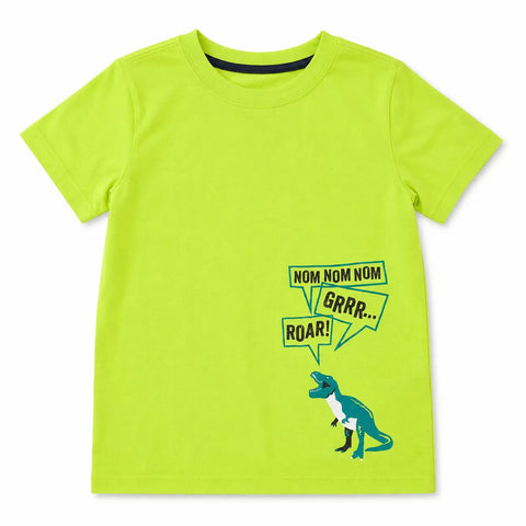 Cat & Jack Boy's Lime Green Printed T-Shirt | Cat & Jack In Lebanon