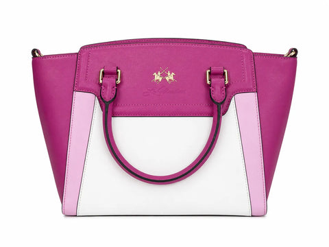 La Martina Women's Pink /White  Hand Bag | La Martina in Lebanon