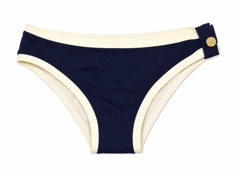 Ted Baker Women's Navy/ Cream Contrast Binding Bikini Bottom | Ted Baker In Lebanon