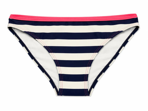 Ted Baker Women's Navy Striped White Bikini Bottom | Ted Baker In Lebanon