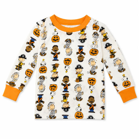Peanuts Baby Boys Off-White Halloween Snoopy & Charlie Brown Graphic Long-Sleeve Shirt | Peanuts in Lebanon