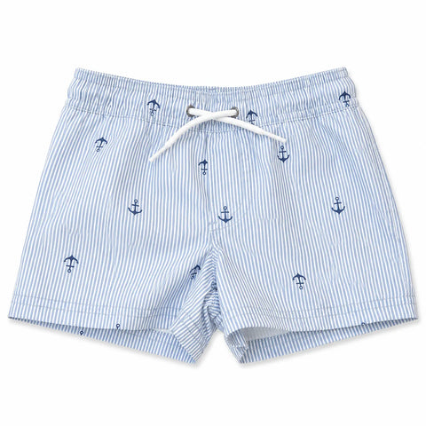 Carter's Baby Boy's Blue & White Striped Short|Carter's In Lebanon