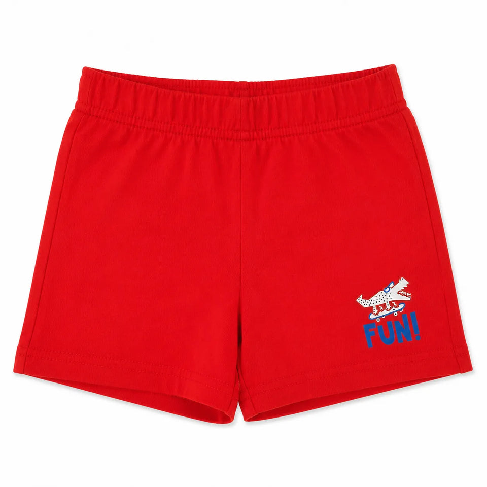 Cat & Jack Baby Boy's Red Fun Printed Short|Cat & Jack In Lebanon