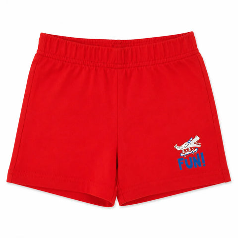 Cat & Jack Baby Boy's Red Fun Printed Short|Cat & Jack In Lebanon