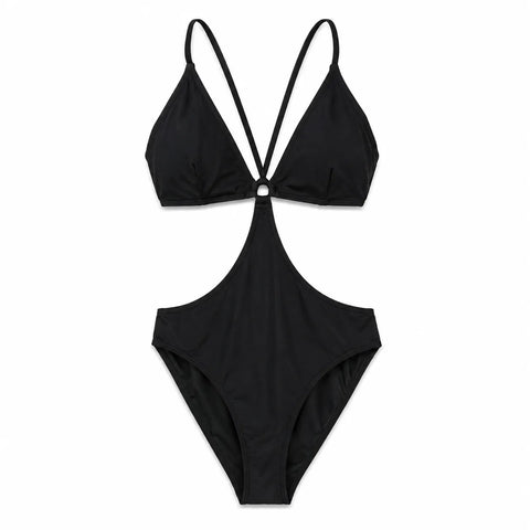 Jennyfer  Women's Black One Piece Swimsuit  | Jennyfer In Lebanon
