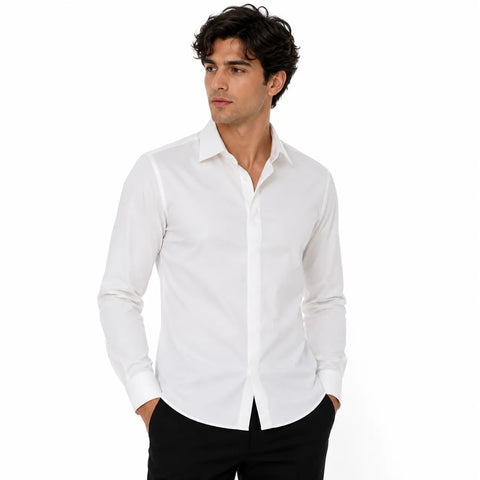 Alfani Men's White Slim Fit Shirts    | Alfani  in Lebanon