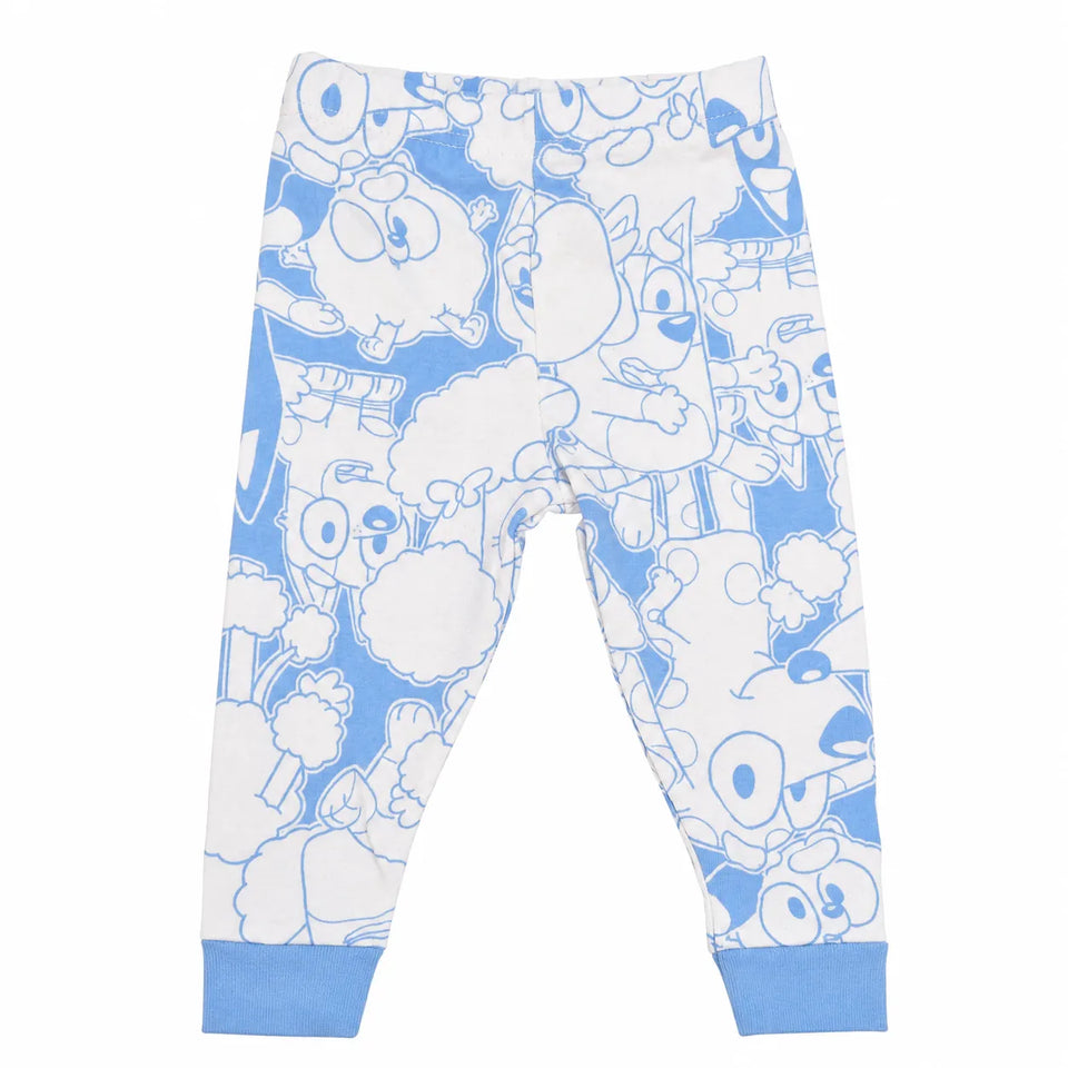 Bluey Baby Boy's White /Light Blue Pajama Bottom | Blueyin Lebanon