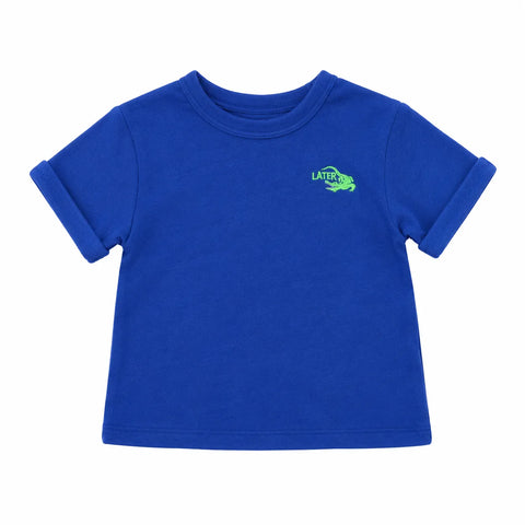 Cat & Jack Baby Boy's Royal Blue With Crocodile Printed T-Shirt | Cat & Jack in Lebanon