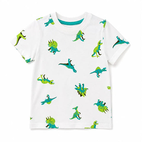 Cat & Jack Boy's White Printed T-Shirt | Cat & Jack In Lebanon