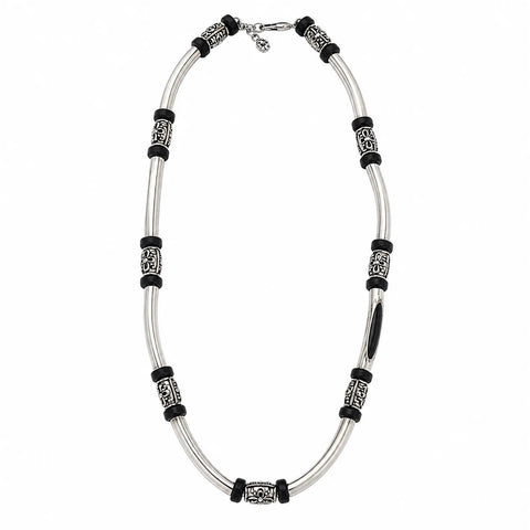 SD Men's Black & Silver Unique Necklace | SD In Lebanon