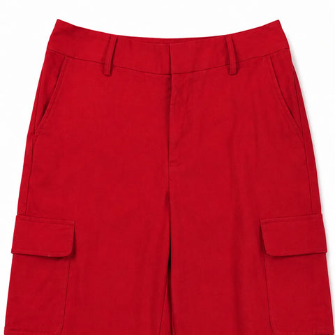 DKNY Women's Red   Straight-Leg Trousers    | DKNY in Lebanon