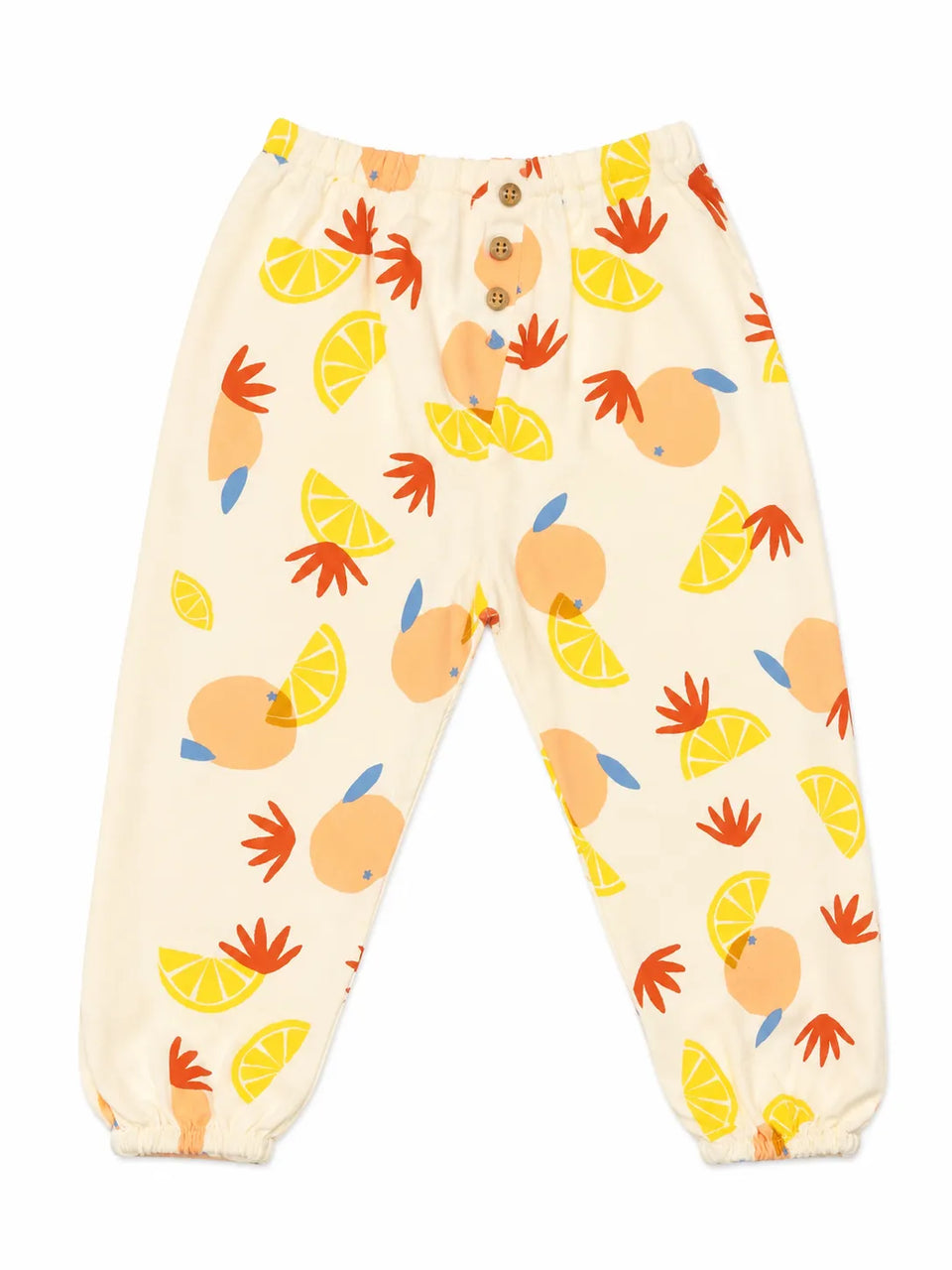 Zara Baby Girl's White Lemon Print Pants | Zarain Lebanon