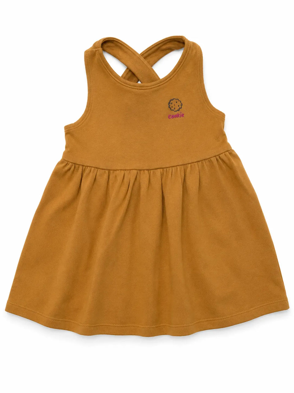 Zara Baby Girl's Mustard Yellow Cookie PrintedDress| Zara in Lebanon