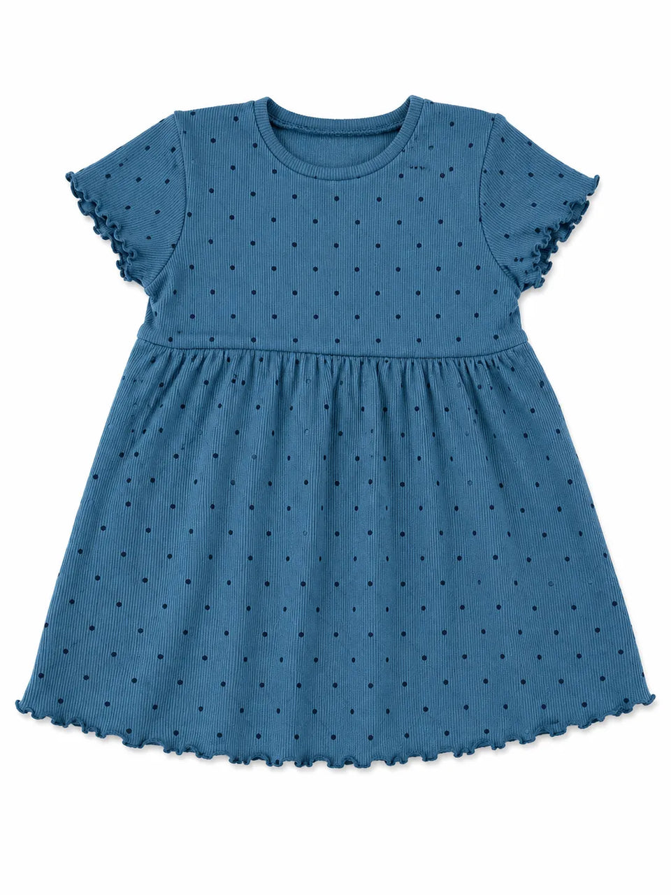 Zara Baby Girl's Dark Blue Dotted Dress| Zarain Lebanon