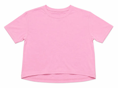 Zara Girl's Pink Basic T-Shirt | Zara  in Lebanon