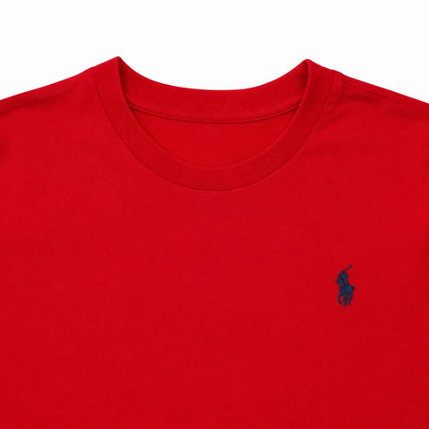 Polo Ralph Lauren Men's Red Round Neck T-Shirt | Polo Ralph Lauren In Lebanon