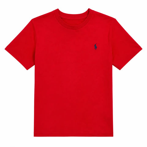 Polo Ralph Lauren Men's Red Round Neck T-Shirt | Polo Ralph Lauren In Lebanon
