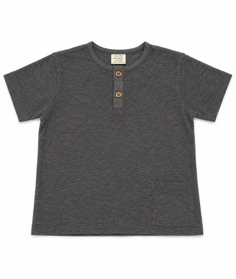 Zara Baby  Boy's Dark Grey With Pocket  T-Shirt   | Zara  in Lebanon