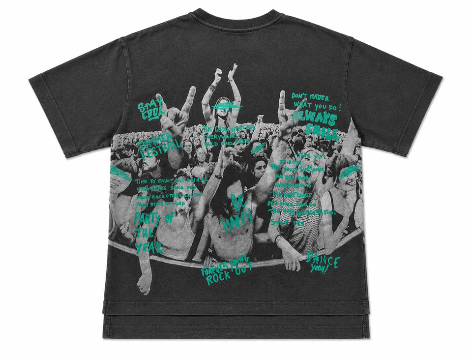 Zara Boy's Dark Grey Graphic Printed T-Shirt| Zarain Lebanon