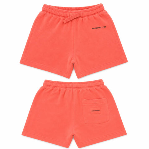 Zara Boy's Coral "Awesome Time " Printed Short    | Zara in Lebanon