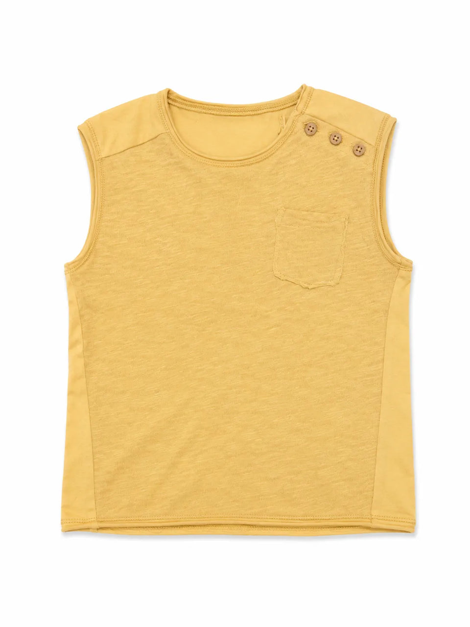 Zara Baby Boy's Light Mustard Sleeveless Blouse| Zara in Lebanon