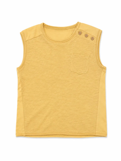 Zara Baby Boy's Light Mustard Sleeveless Blouse    | Zara in Lebanon