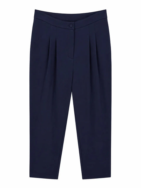Emporio Armani Women's Navy Classy Trousers  |Emporio Armani  in Lebanon