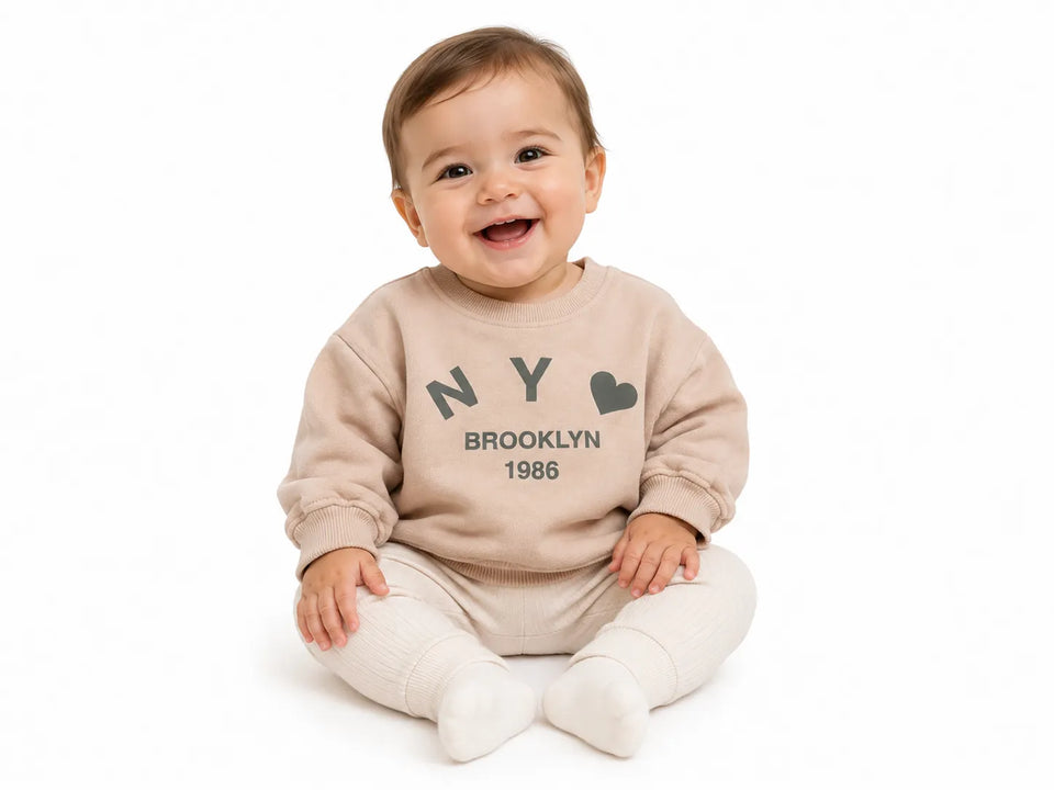 Zara Baby Girl's Light Pink With Some Printed Sweatshirt | Zara In Lebanon
