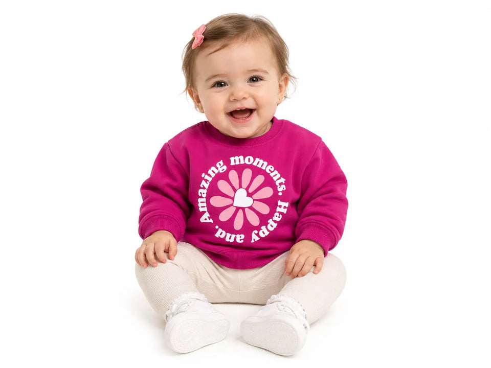 Zara Baby Girl's Fuchsia Sweatshirt | Zara In Lebanon