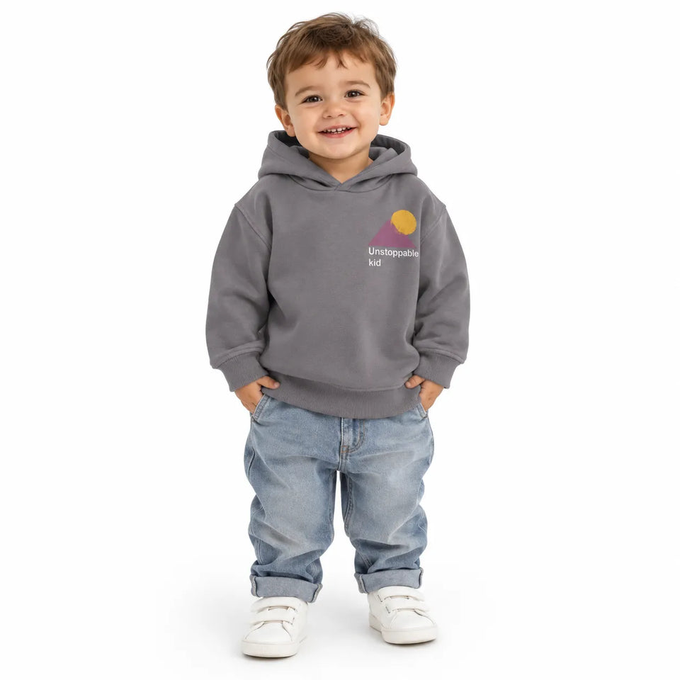 Zara Baby Boy's Grey With Graphic Printed Hoodies | Zara In Lebanon