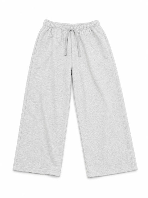 SD Girl's Light Grey Basic Sweatpants   | SD In Lebanon