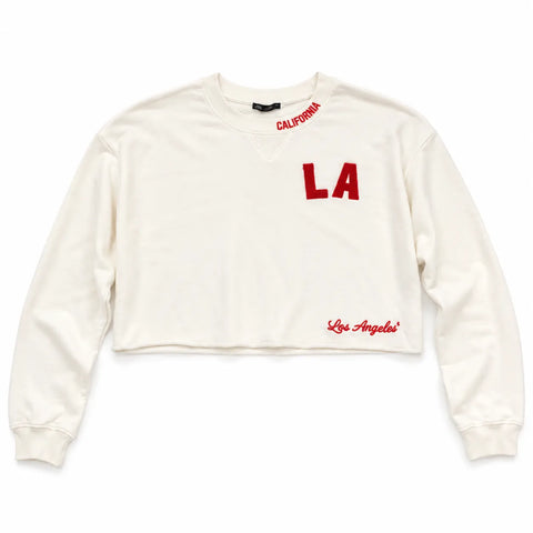 Zara  Women's White Cropped Sweatshirt   | Zara  In Lebanon
