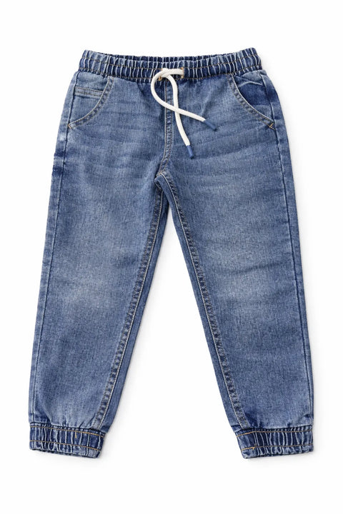 Sinsay Boy's Blue Denim loose legs with elastic cuffs Jeans   |Sinsay  in Lebanon