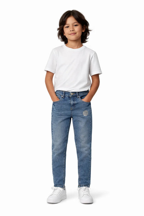 Sinsay Boy's Blue Slim Fit Jeans | Sinsay In Lebanon